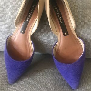 Anthropologie pointed toe ballet flats